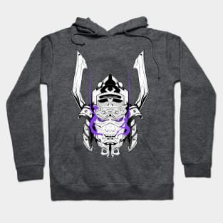 Galactus Oni Samurai - BW Hoodie